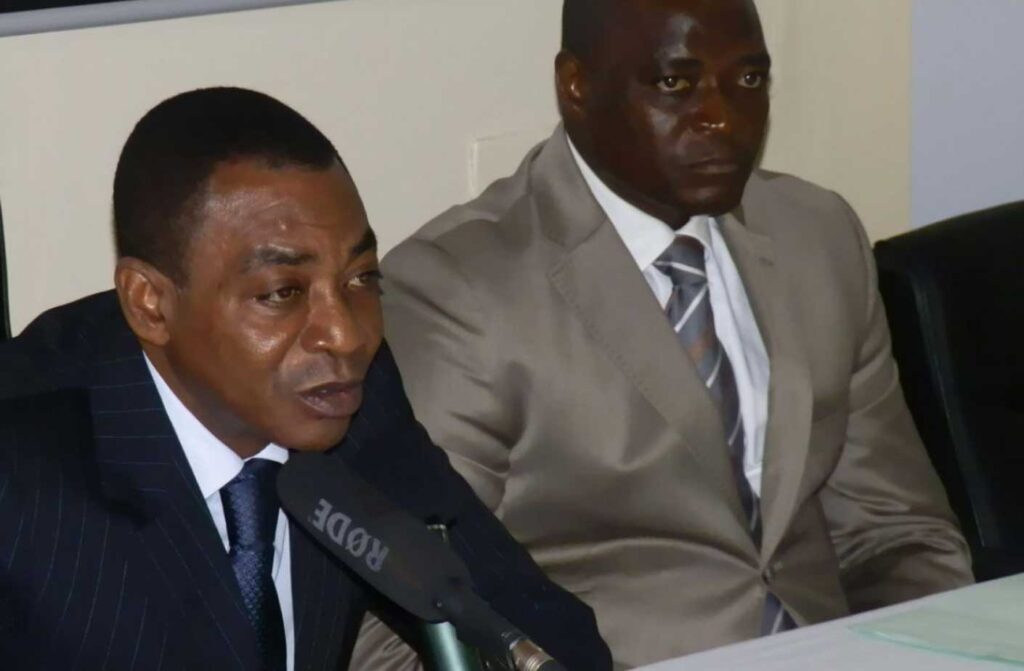 Cérémonie de présentation officielle du site internet de l’ANRMP Mardi 20 mars 2012 . Abidjan. Siege de l`Autorité Nationale de Régulation des Marchés Publics (ANRMP)