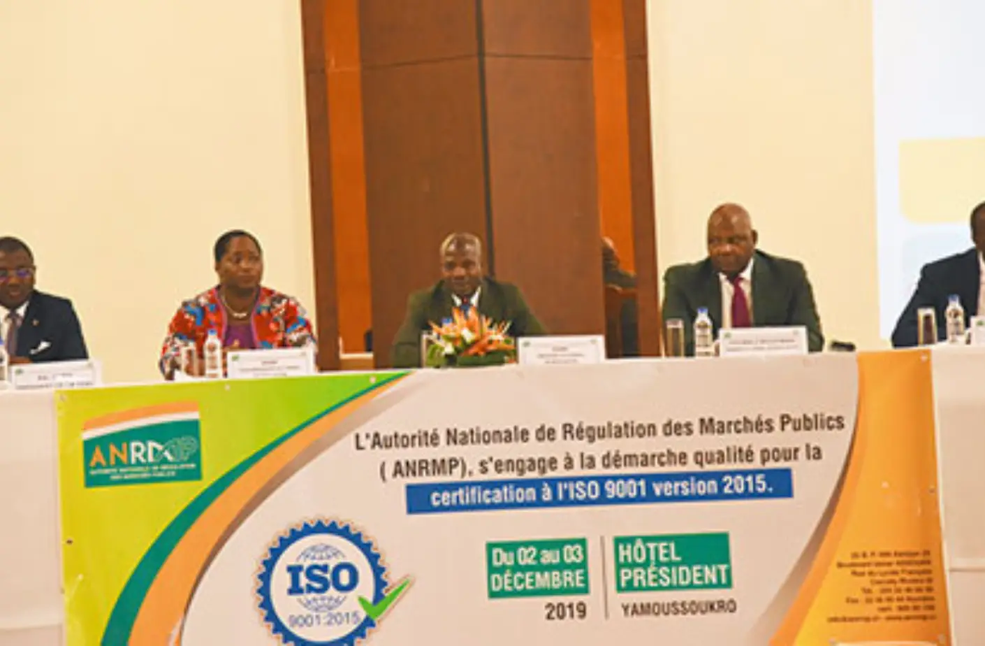 L’ANRMP s’engage à la démarche qualité pour la Certification ISO 9001 Version 2015 – 02 et 03 décembre 2019