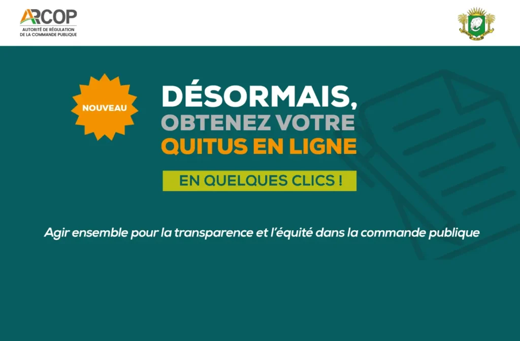 Obtenez votre quitus de non redevance en quelques clics